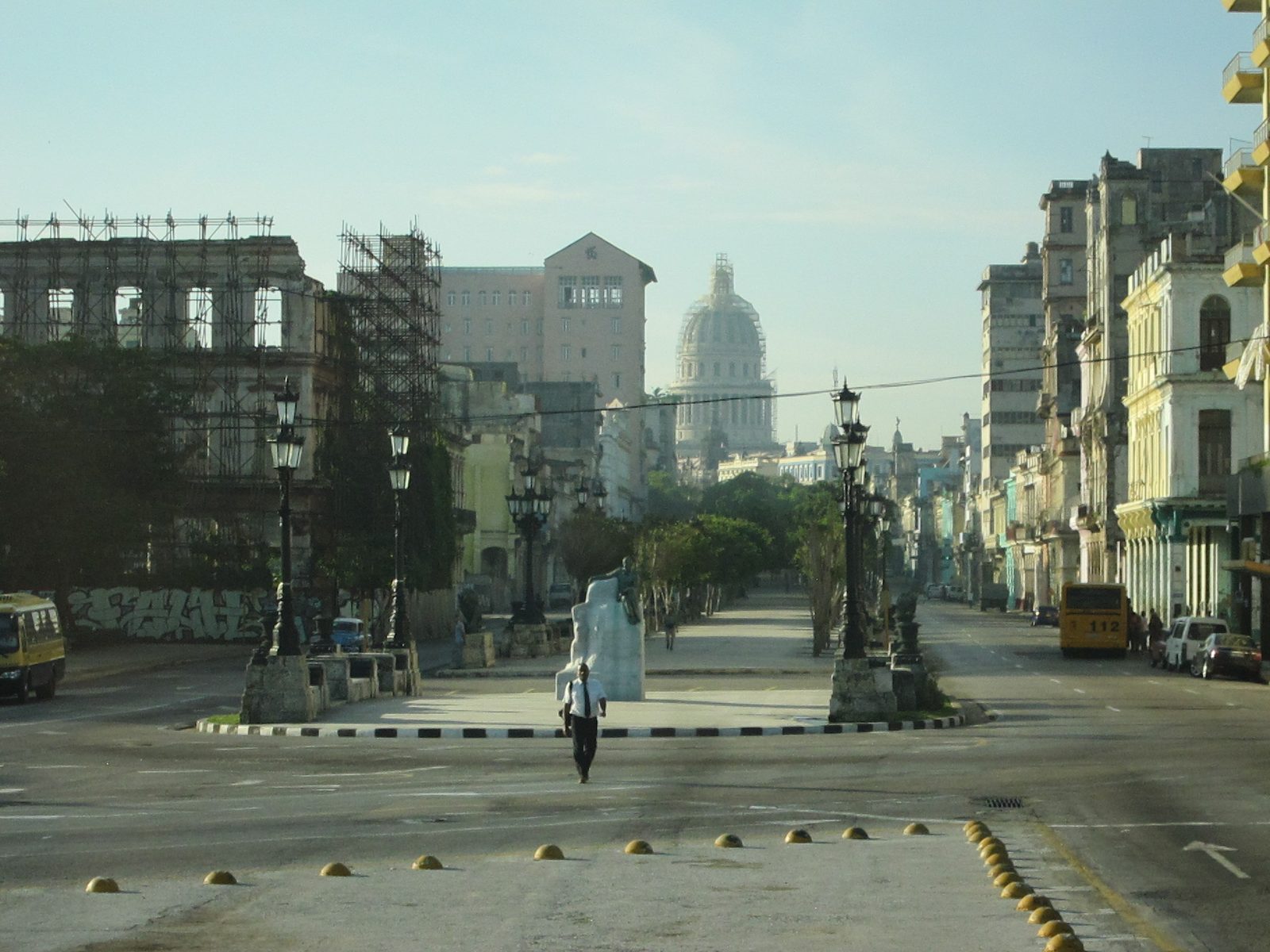 Leaving Havana ... not sure of the capitol building - was described as larger than the US in DC,...